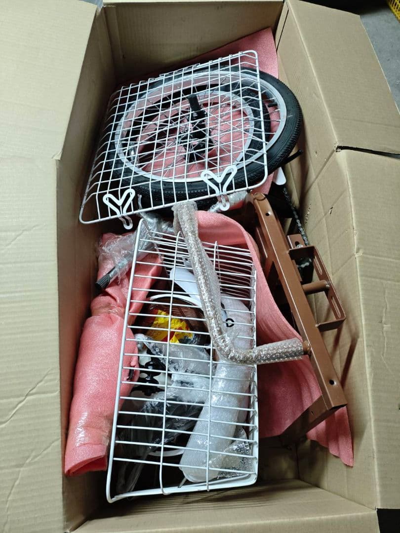 新品 大人用 折りたたみ 三輪自転車 ブラウン 送料無料