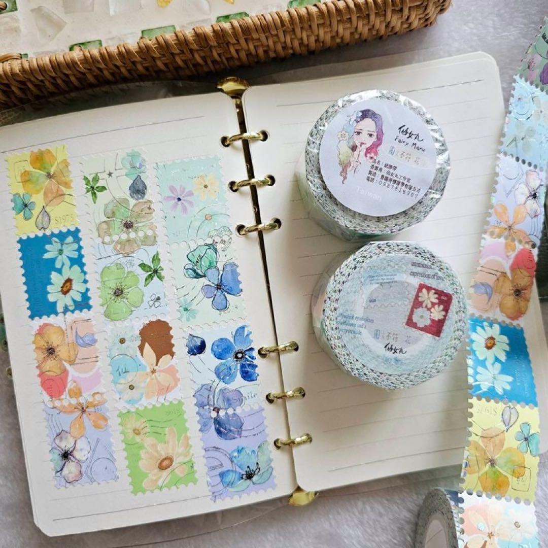 ⭐️SALE⭐️仙女丸《圖文不符 花語》海外マスキングテープ　マステ 【1992】