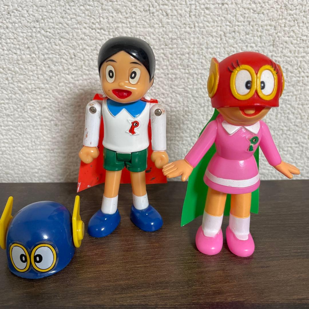 昭和レトロ　バンダイ　ヴィンテージ　超合金　グルグル　パーマン1号　パー子3号