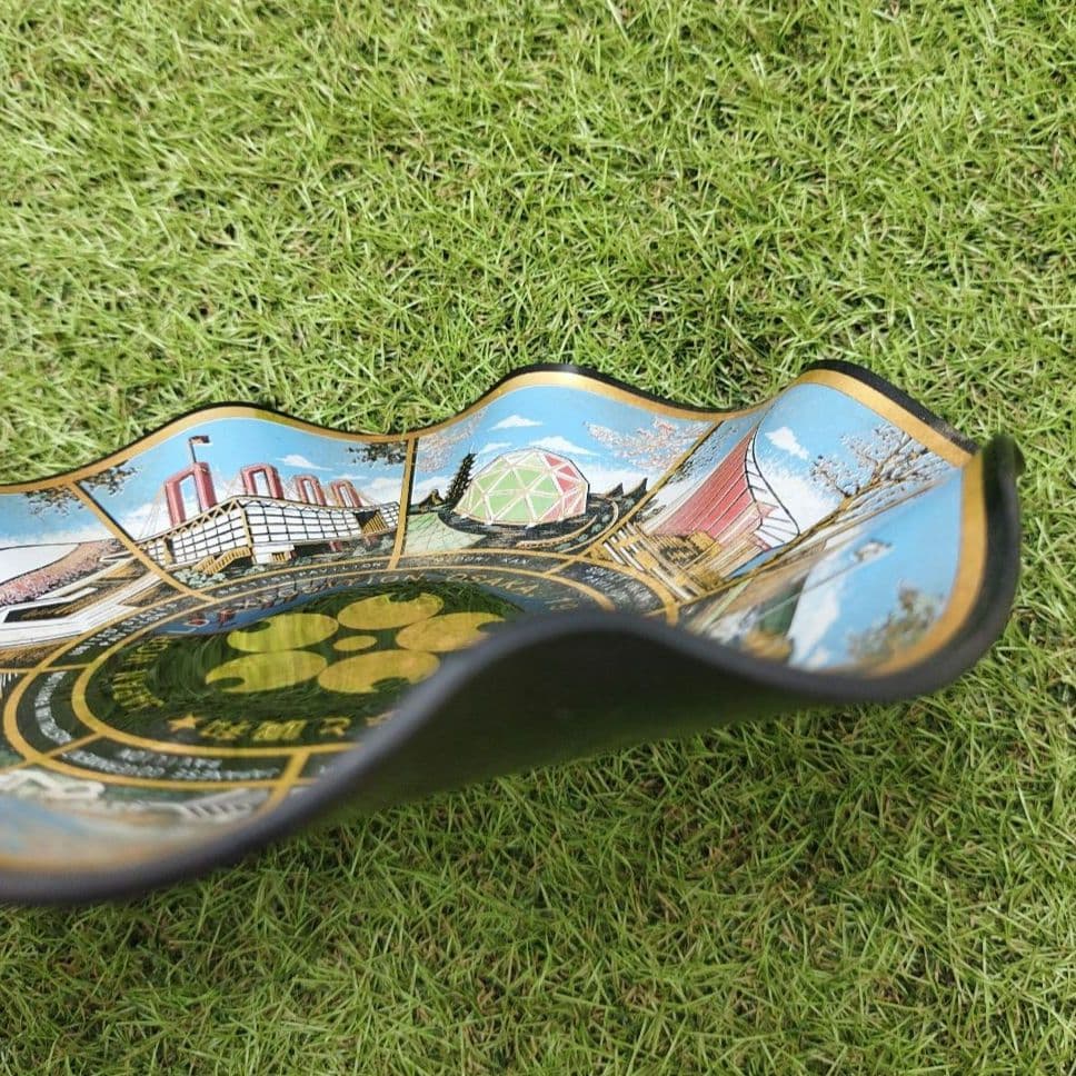 EXPO70 大阪万博 記念品 絵皿 当時物