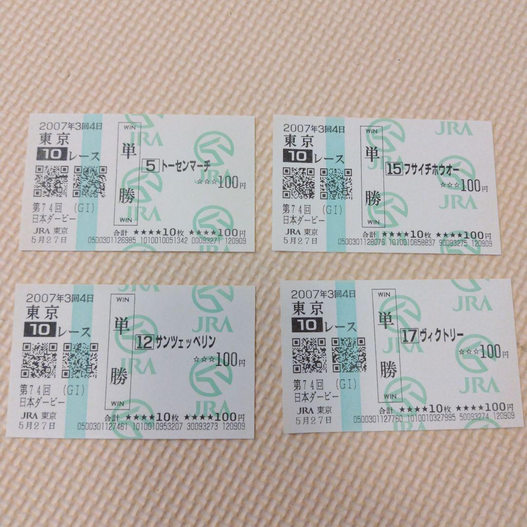 東京競馬場 2007年3月4日 日本ダービー ウオツカ