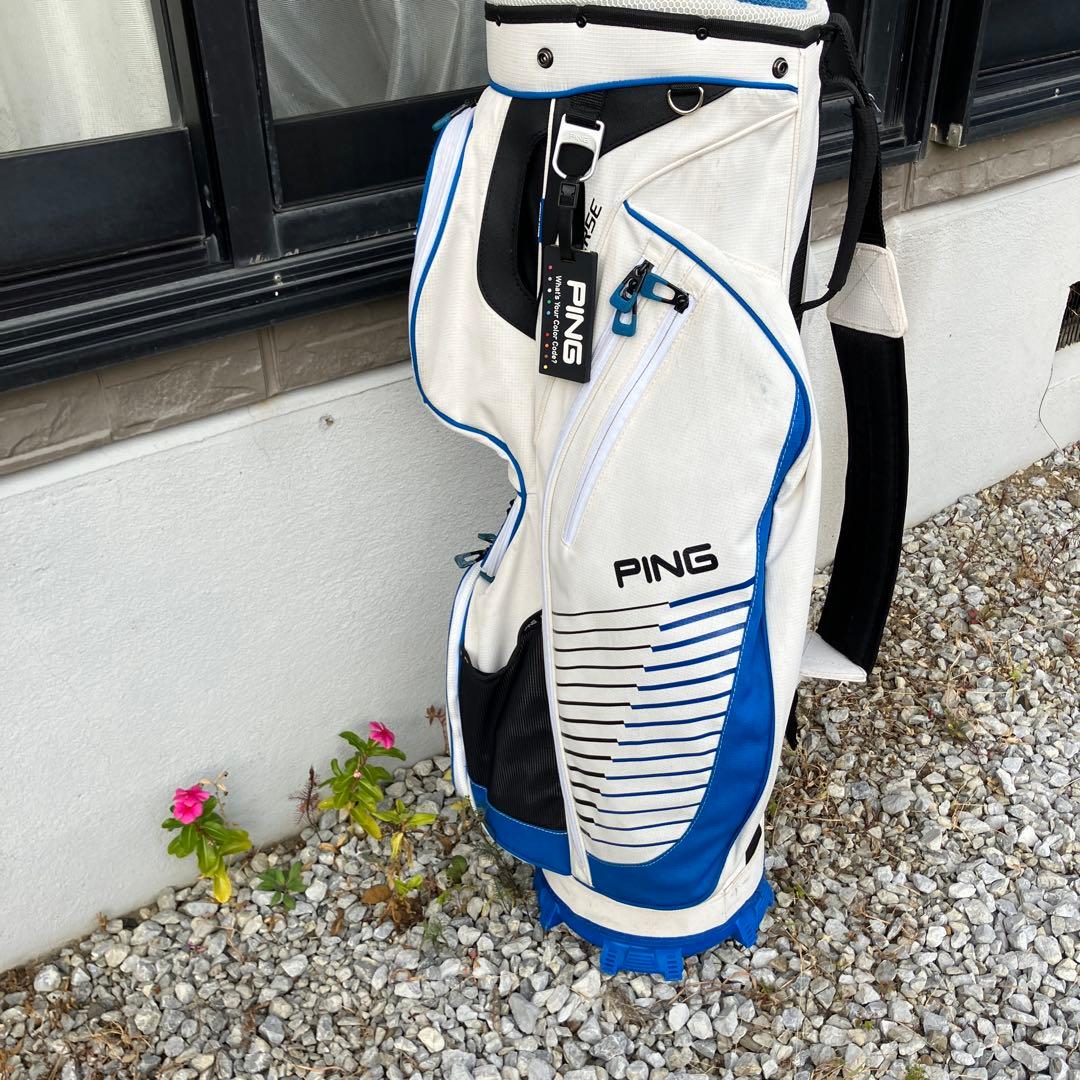 PING ゴルフバッグ ストライプデザイン
