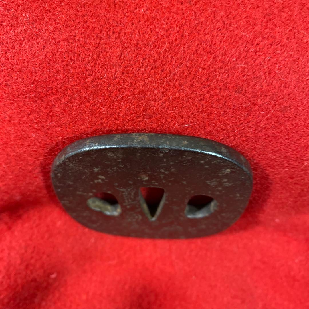 B–5 日本刀の鍔（つば）　「國廣」刻印　武具　刀装具アンティーク　美術工芸品