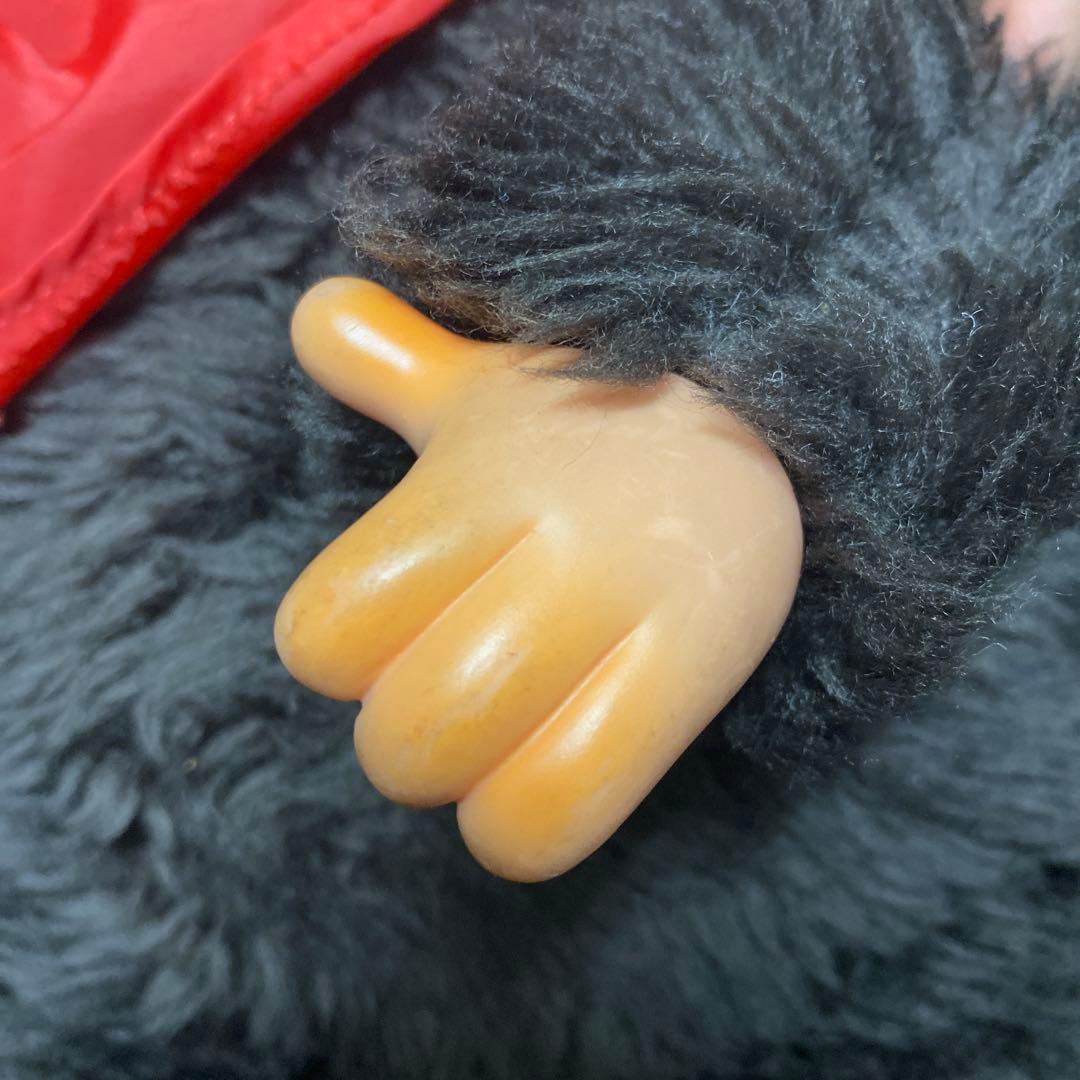 モンチッチ ぬいぐるみ 大きいサイズ 赤いスカーフ付き