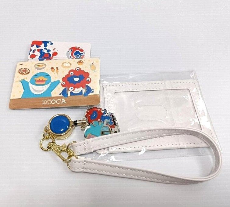 関西 万博 記念ICOCA・ミャクミャク 限定カード 5A-パスケースセット