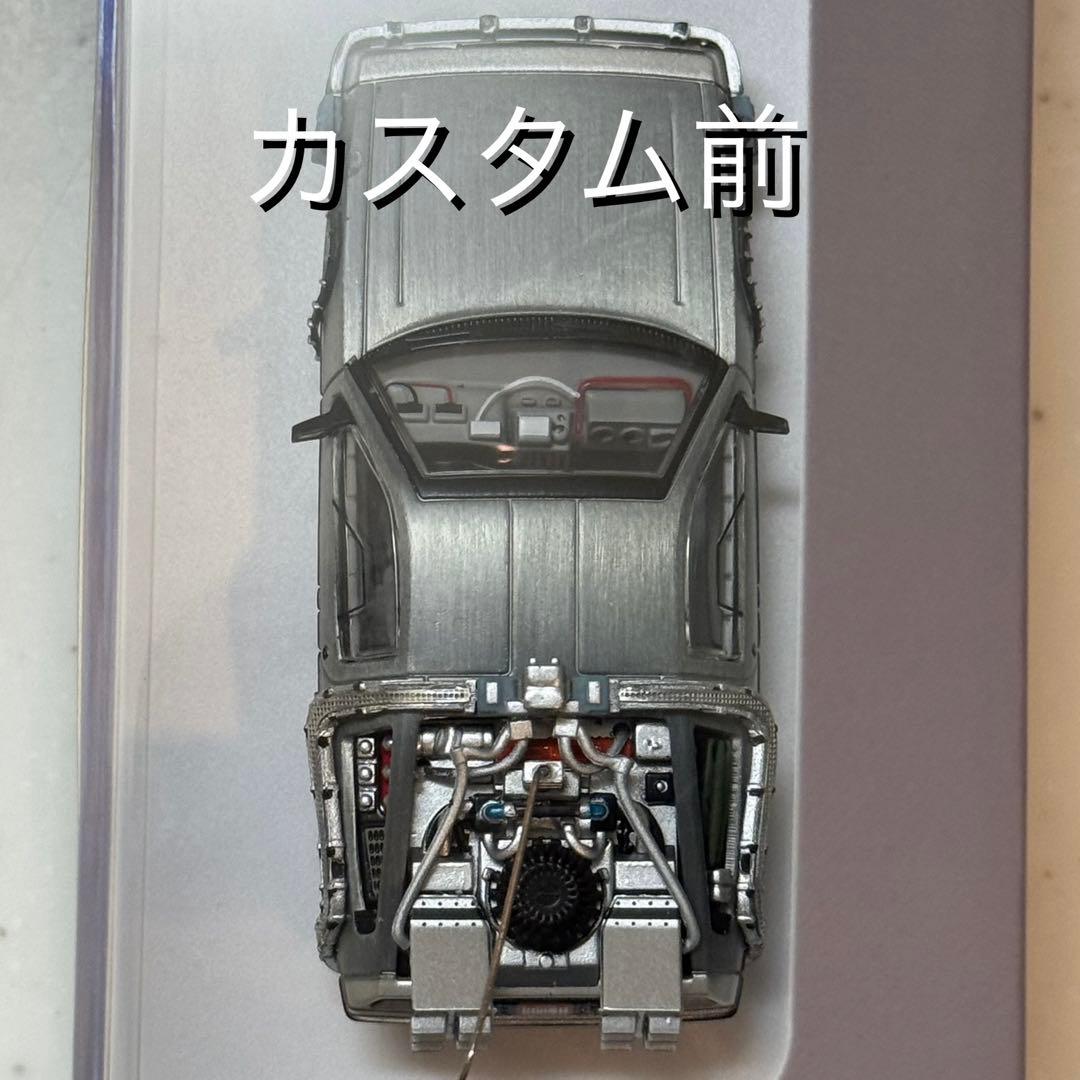 デロリアン カスタム品 1/64 MJモデル バックトゥザフューチャー ②