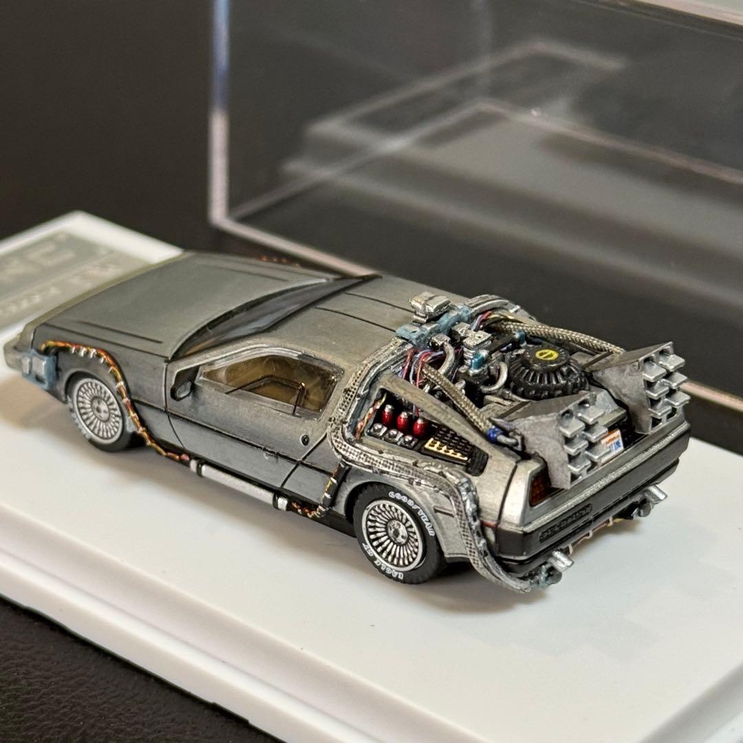 デロリアン カスタム品 1/64 MJモデル バックトゥザフューチャー ②