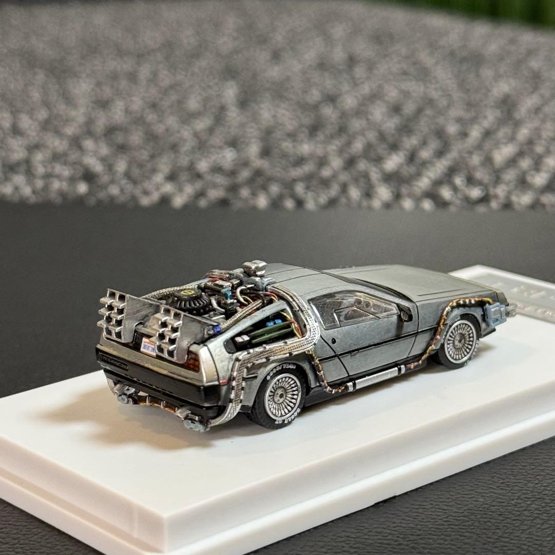 デロリアン カスタム品 1/64 MJモデル バックトゥザフューチャー ②