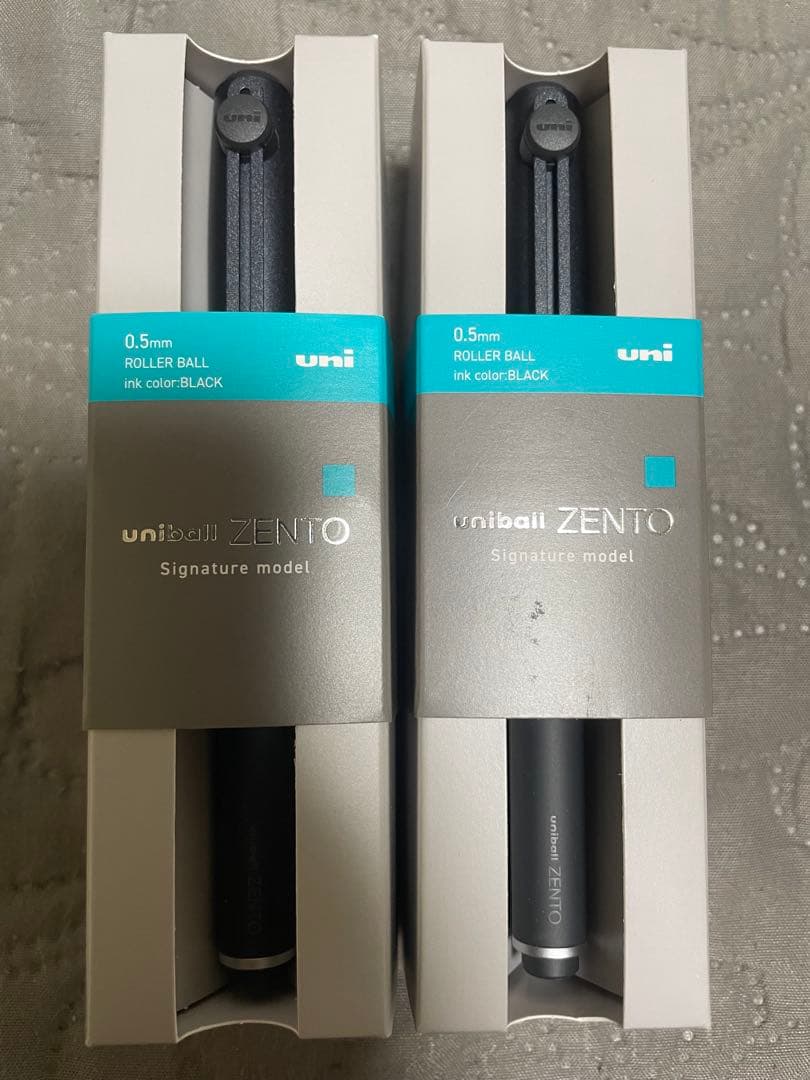 ユニボール ゼント　シグニチャーモデル 0.5mm メタリックブラック　新品2点