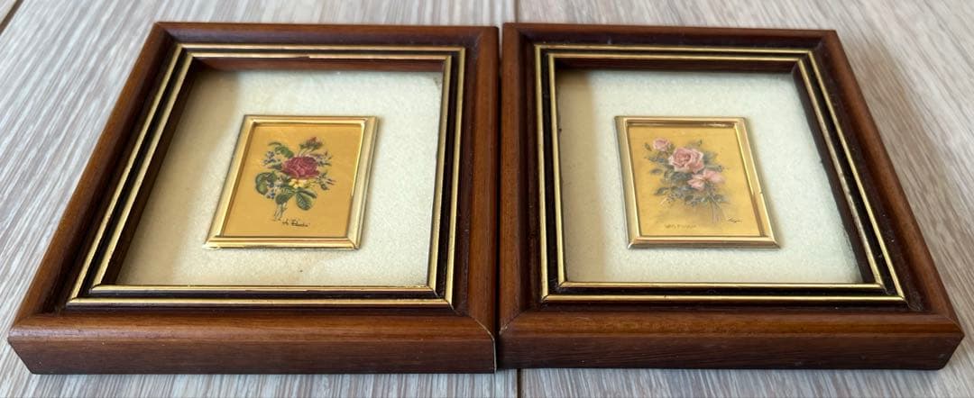 ⭐️アンティーク⭐️23KTG 金箔 クロモリトグラフ リトグラフ