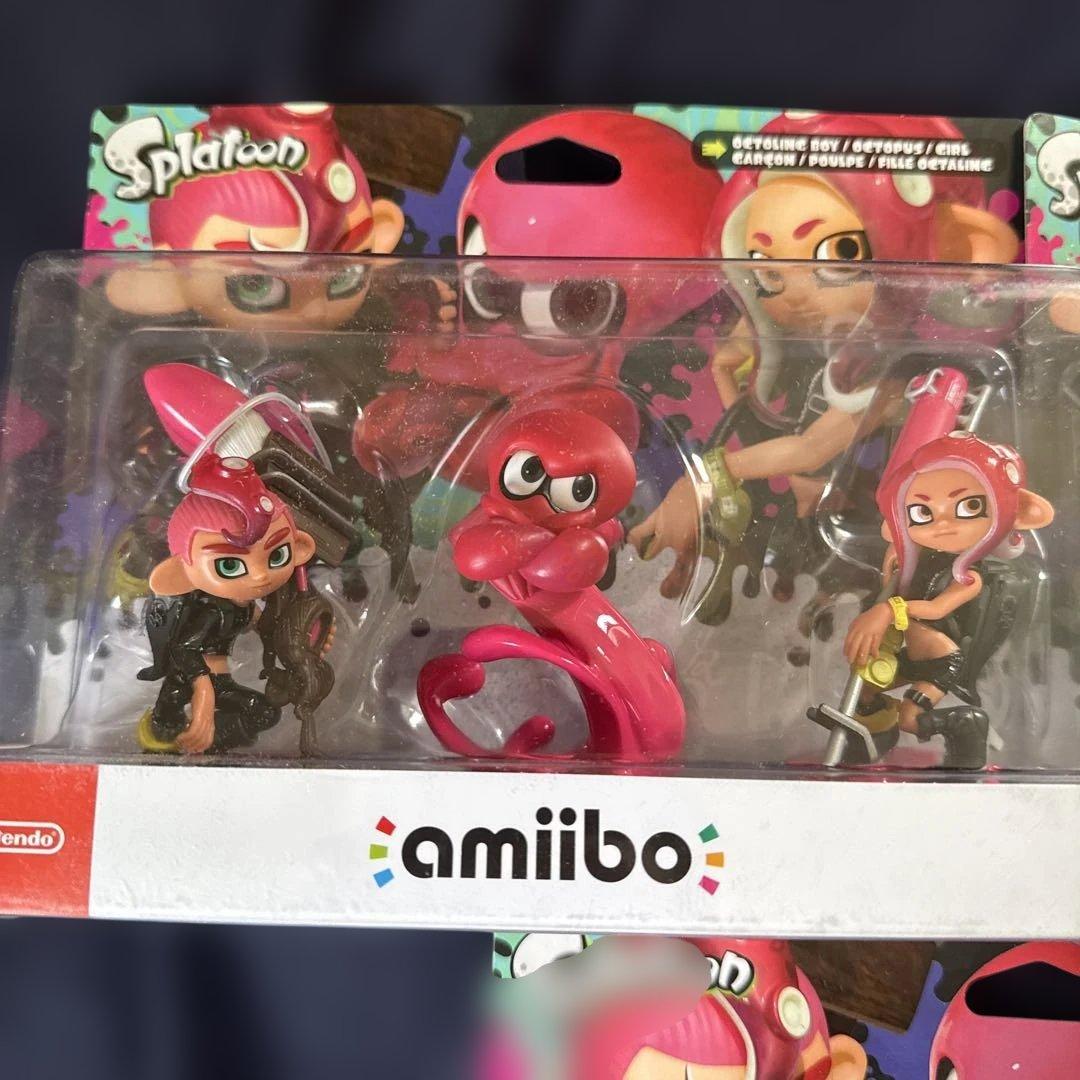 amiibo タコ トリプルセット 5セット 海外版 新品未開封
