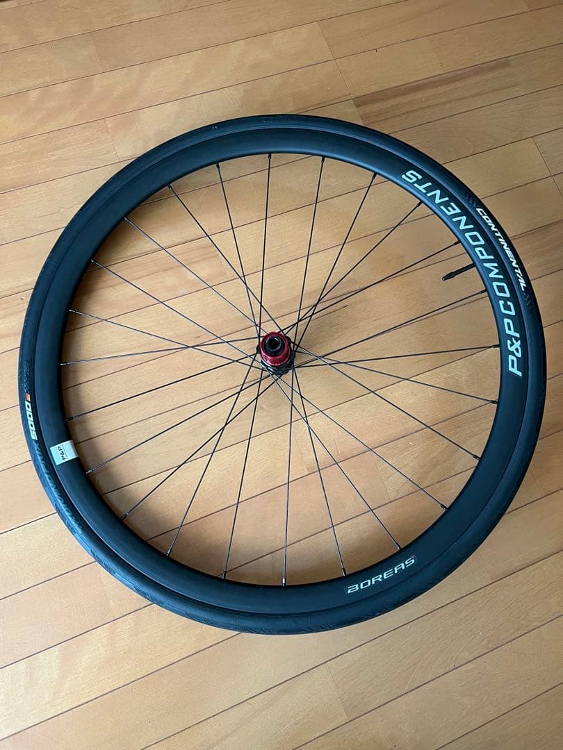 【美品】ロードバイク ホイール P&P Boreas + GP5000