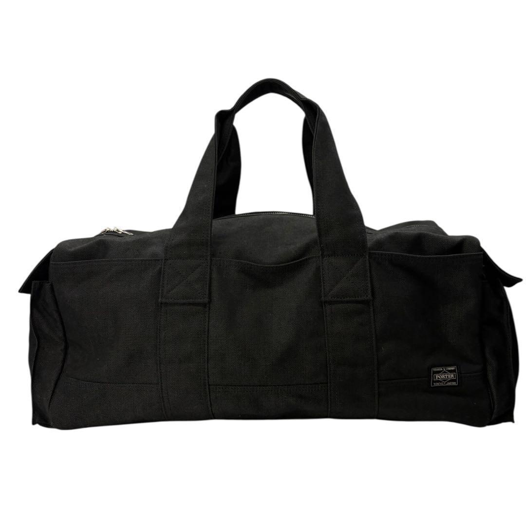 【極美品】PORTER ボストンバッグL スモーキー 旅行 大容量 黒 546