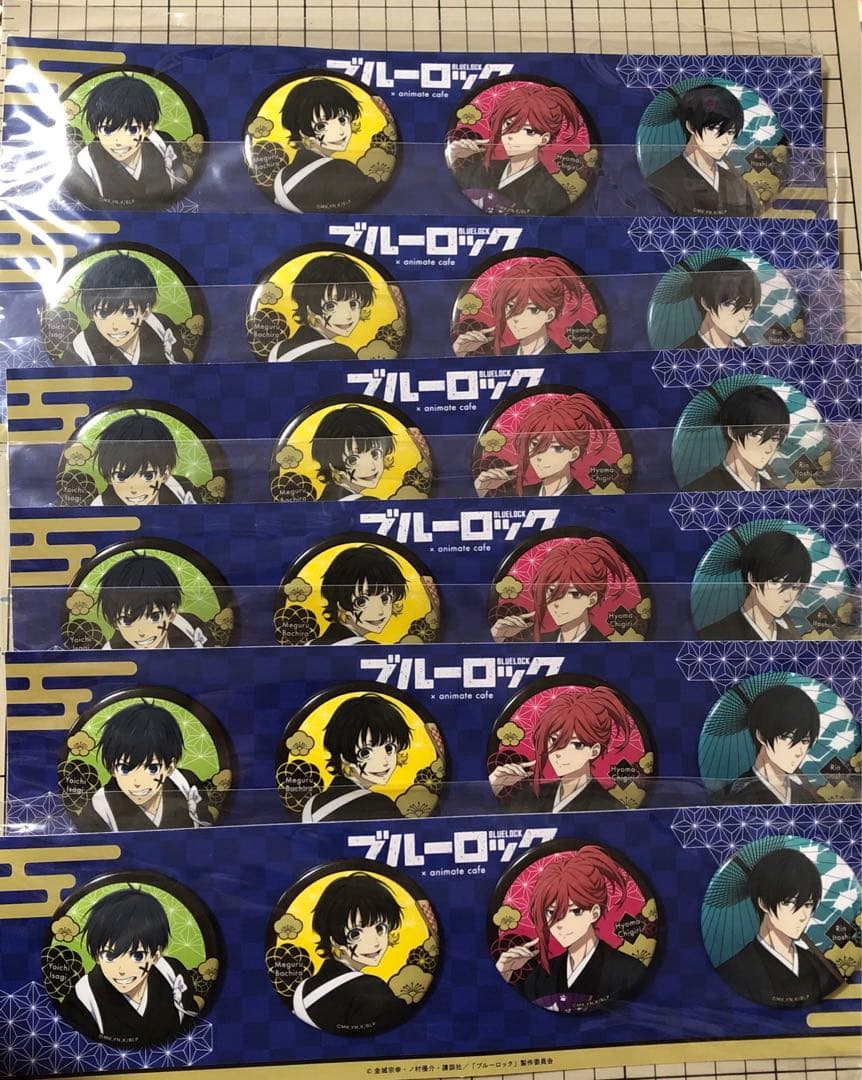 ブルーロック 缶バッジ アニメイトカフェ お正月
