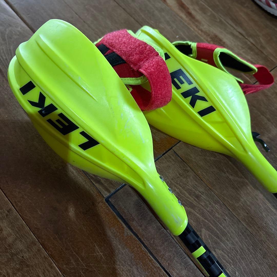 LEKI レキ スキーポール SLストック　120cm プロテクター付き