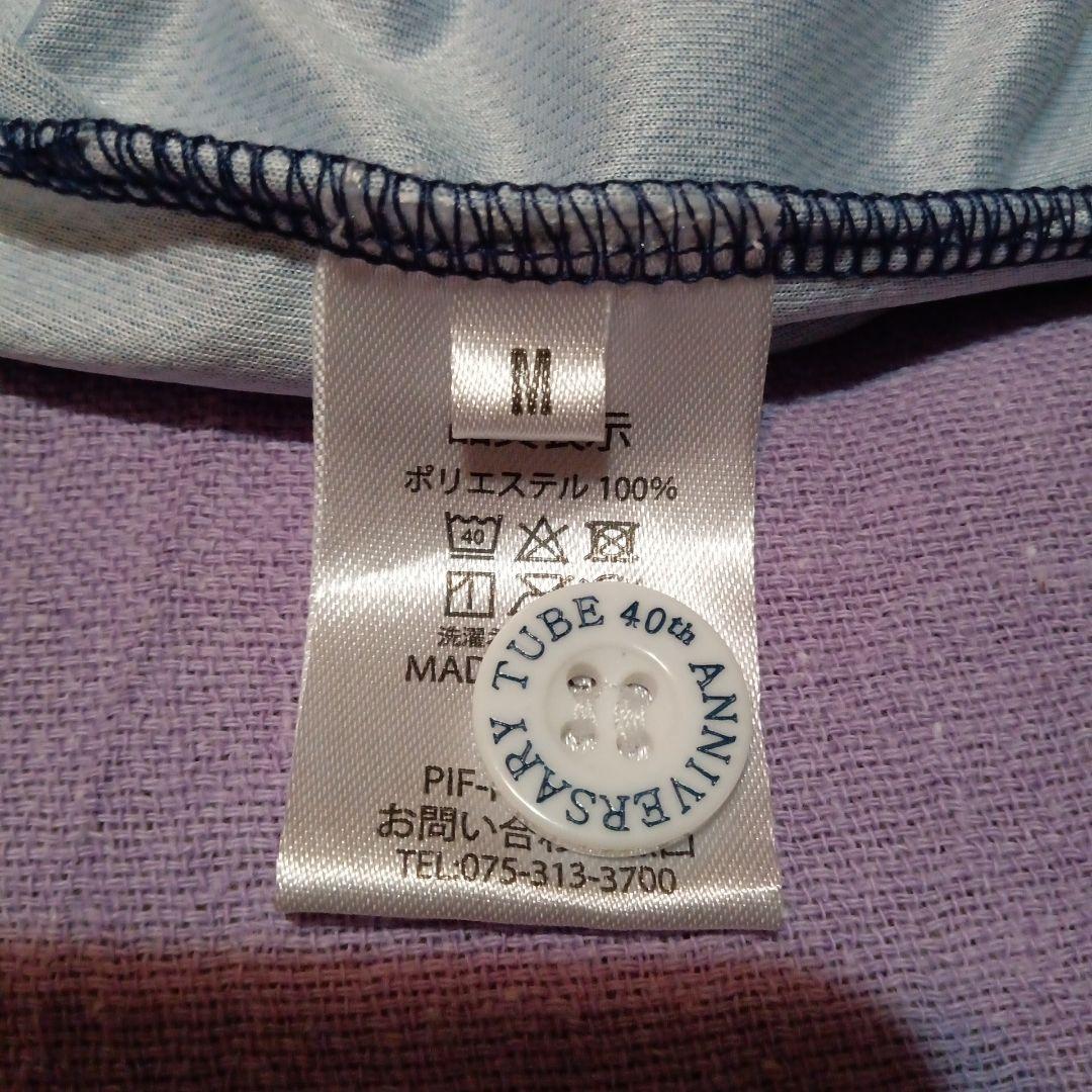 TUBE 40周年記念 ボタン付きシャツ ユニフォーム M　リストバンド付き