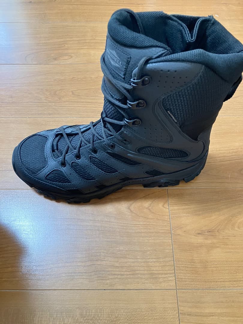 Merrell モアブ3 タクティカル　黒 ジップ　ウォータープルーフ