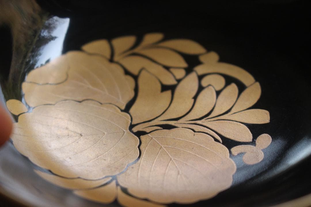 時代逸品！風情ある千筋糸目に極上桐花蒔絵の映えるお椀2点（検輪島塗懐石椀雑煮椀