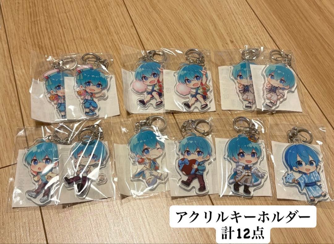 すとぷり　ころんくん　缶バッジ72点・アクリルキーホルダー12点セット