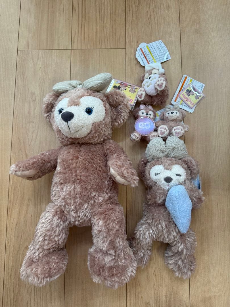 東京ディズニーシー カラフルハピネス ぬいぐるみ チャーム シェリーメイ セット