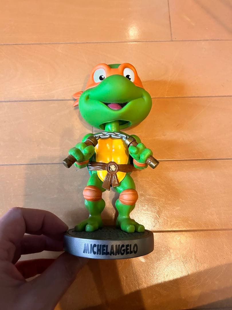 ミュータントタートルズ　ワッキーワブラー　フィギュア 6体セット