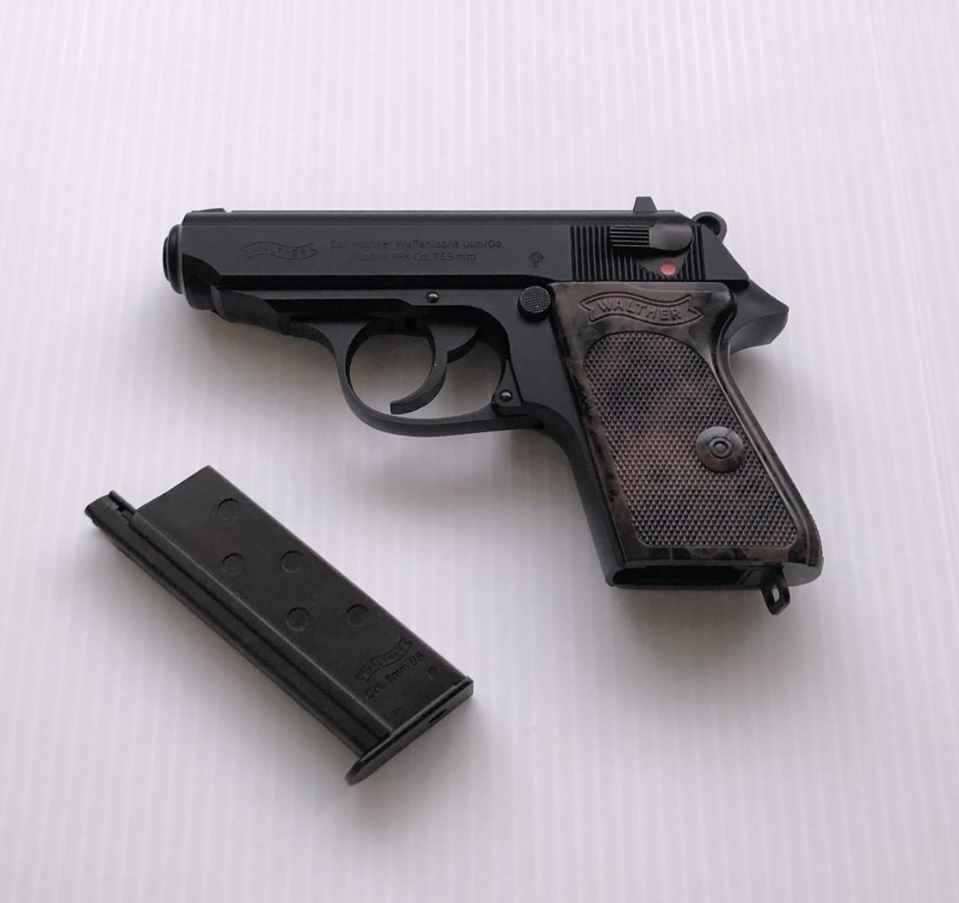 【未使用に近い】マルゼン　ワルサーPPKガスブローバック　クラシック