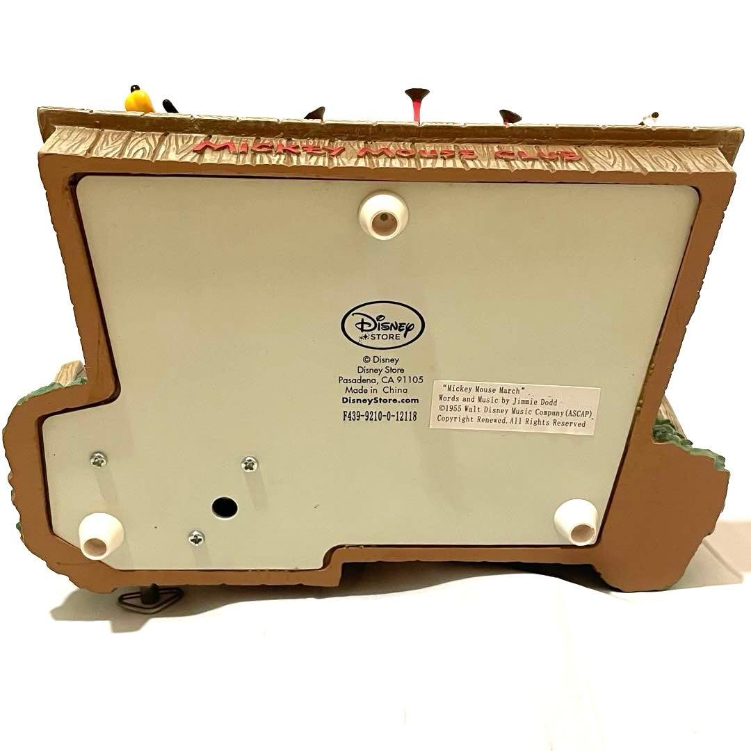 ディズニー　ミッキーマウスクラブ　スノードーム/スノーグローブ　オルゴール付き