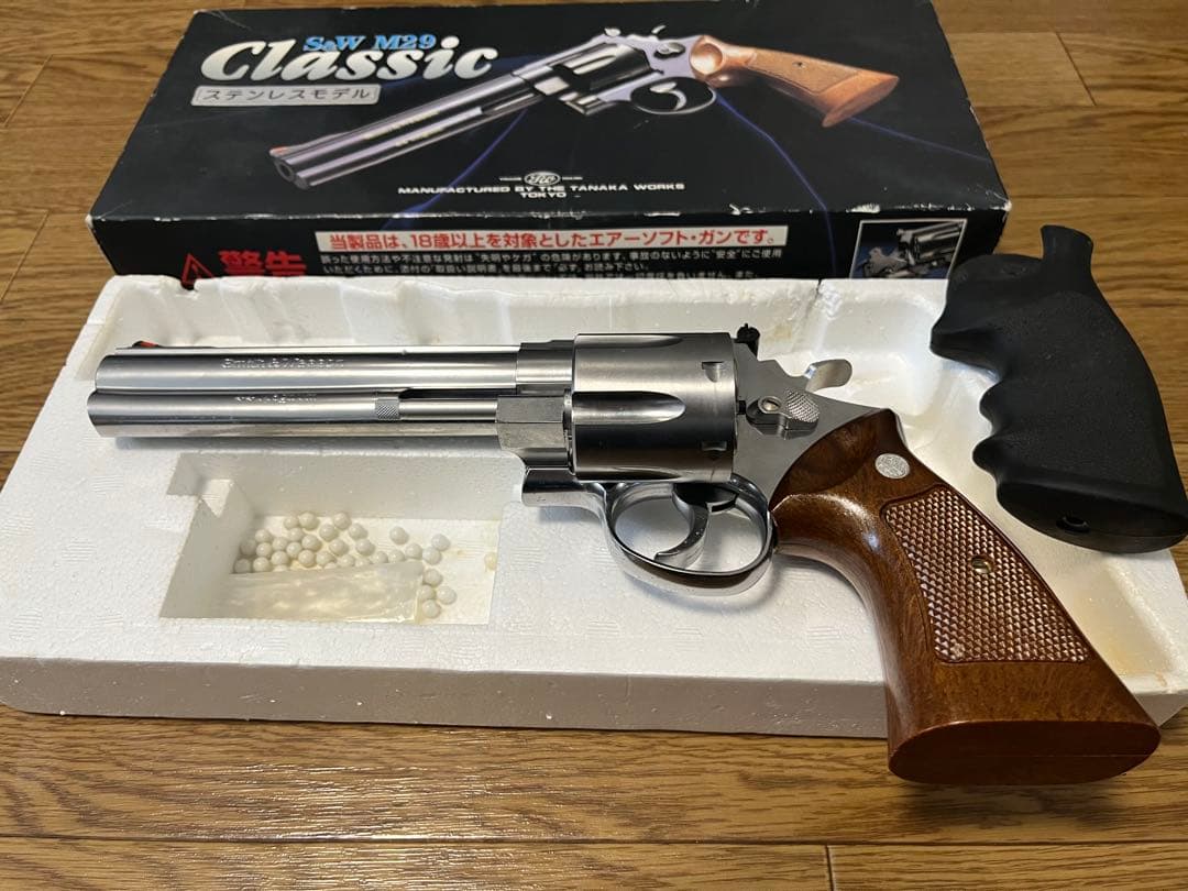 S&W M29 Classic リボルバー シルバー　東京マルイ　ターゲット付