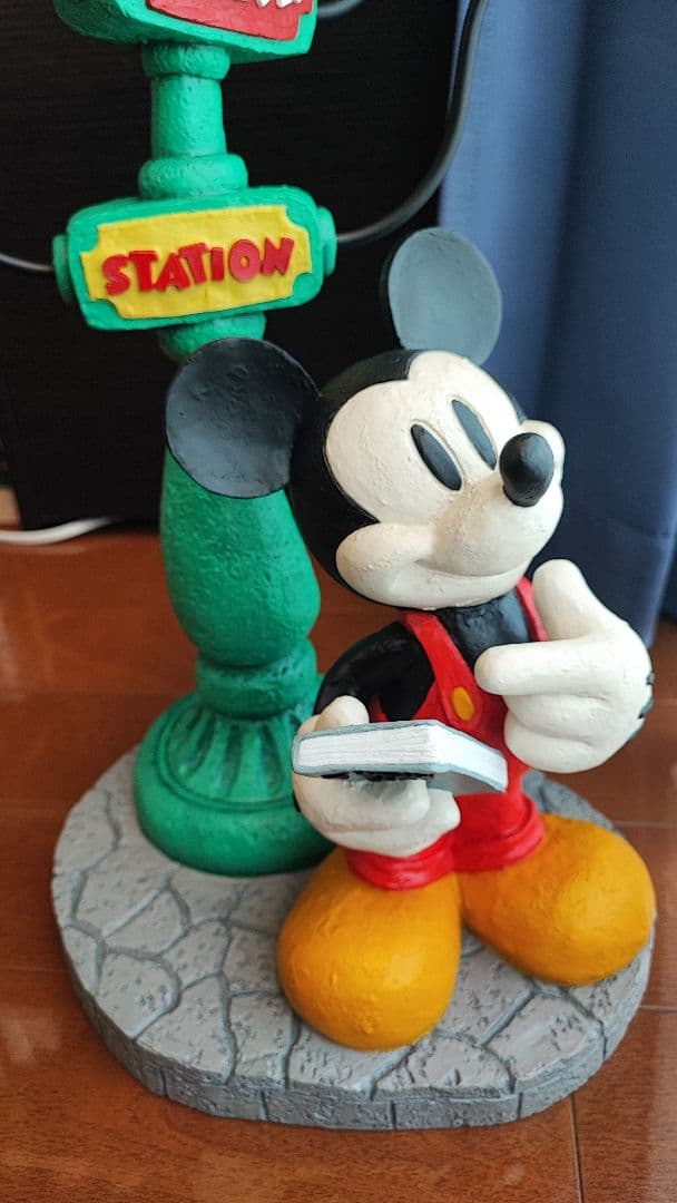 DISNEY ディズニー　ミッキー・マウス　スリッパラック　セトクラフト　置物