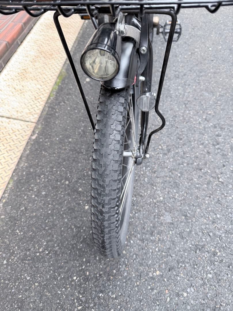 大阪府　子供乗せ　ヤマハ　電動アシスト自転車 チャイルドシート付き 黒