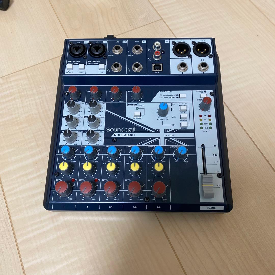 Soundcraft Notepad-8FX アナログミキサー