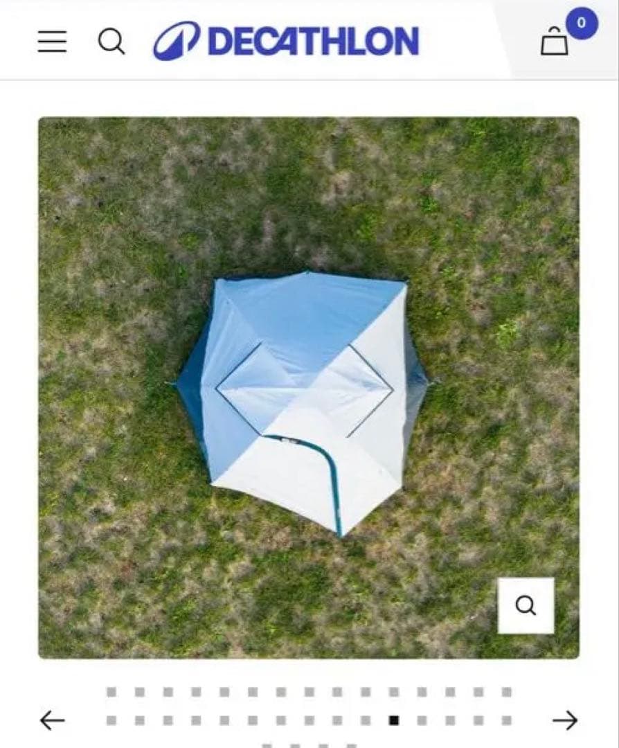 デカトロン　ケシュア　quechua　3人用テント　MH100 ダークルーム