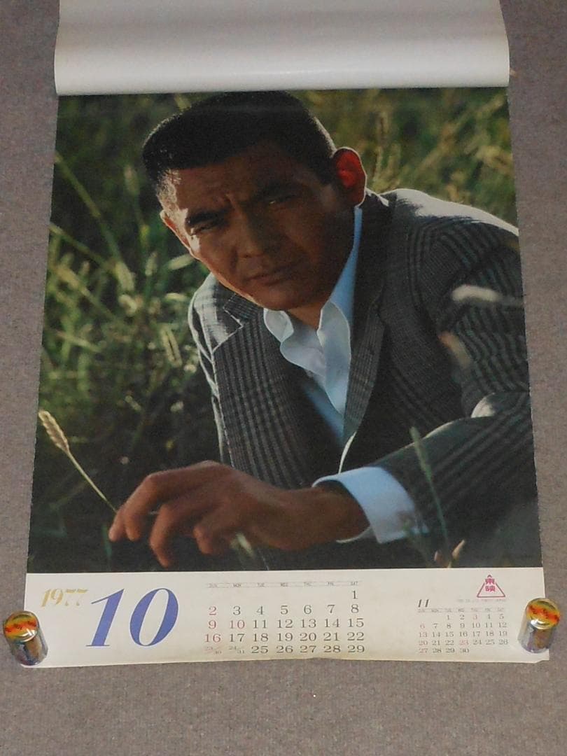 岩城滉一　舘ひろし　クールス　渡哲也　高倉健　菅原文太　東映１９７７年カレンダー