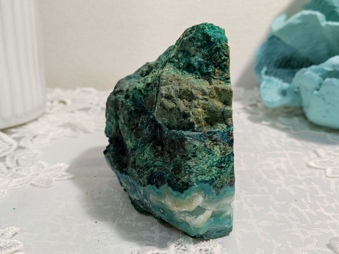 パワーストーン　原石　クリソコラ　676ｇ　No.61