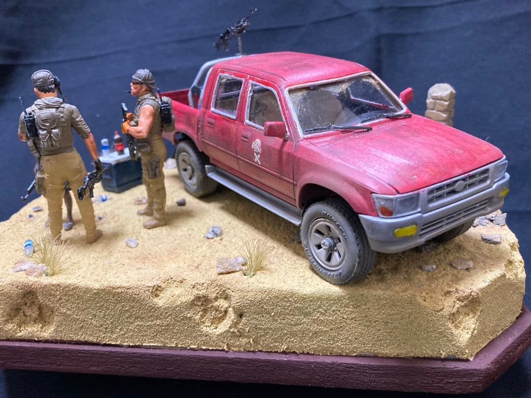 ワグネル、ソマリア　ミリタリー　ジオラマ