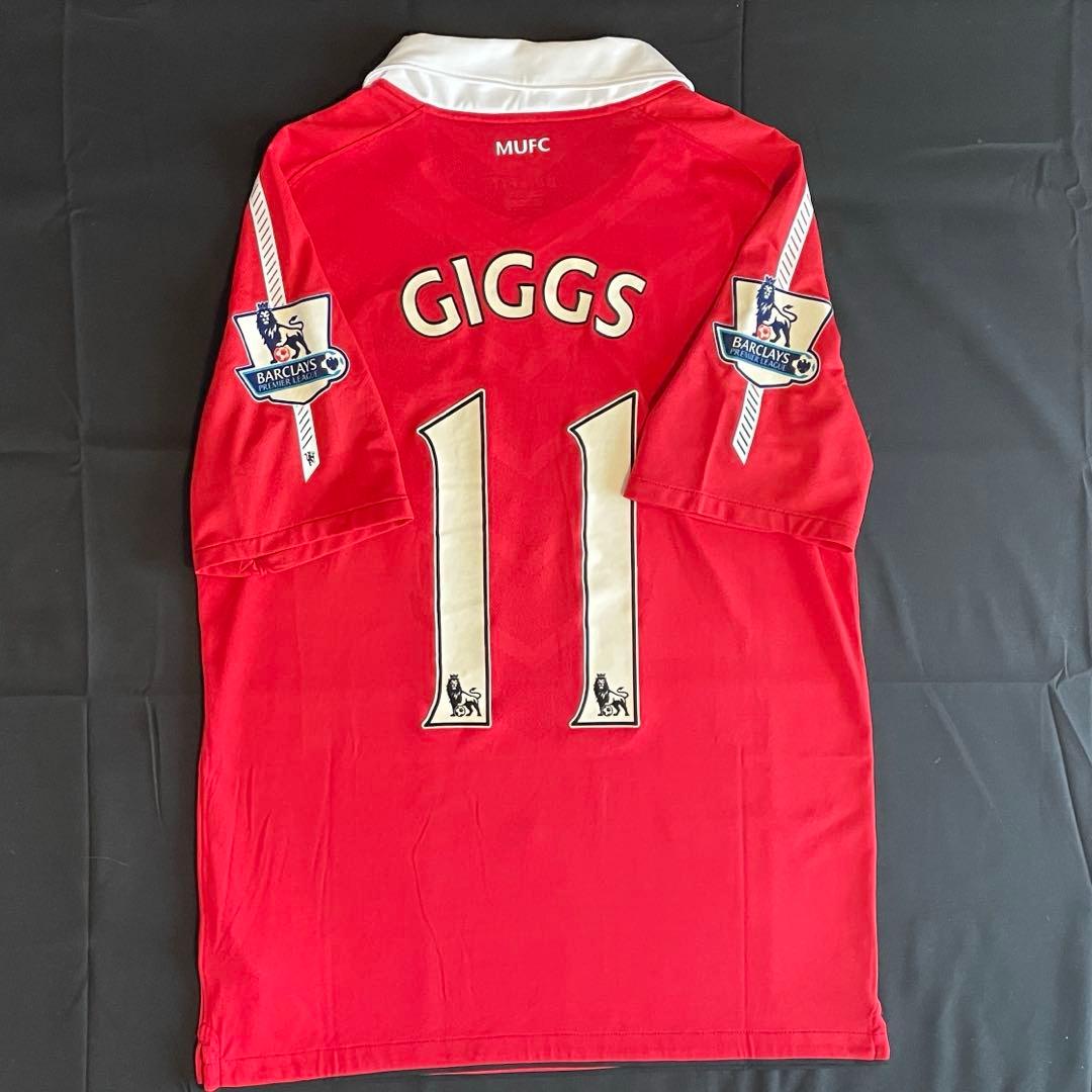 【正規品/美品】マンチェスター・ユナイテッド 2010ギグス11ナイキジャパンL