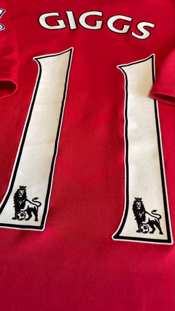 【正規品/美品】マンチェスター・ユナイテッド 2010ギグス11ナイキジャパンL