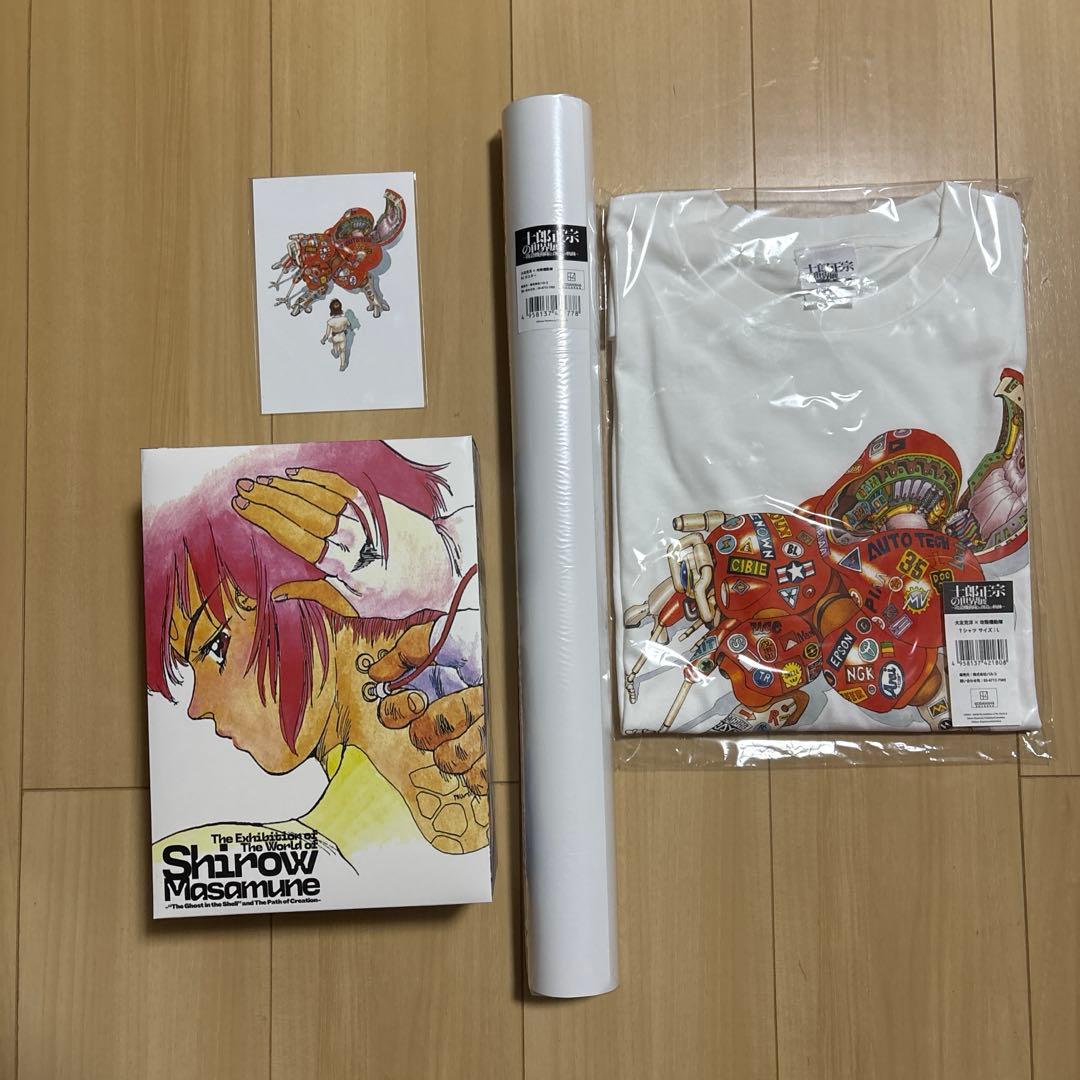 攻殻機動隊フィギュア Tシャツ・ポスター・ポストカードセット