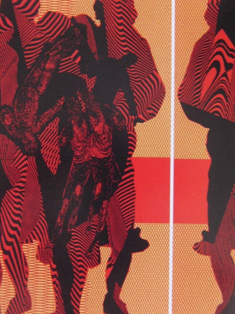 谷田川卓、【跡　05】、希少な額装用画集より、新品額装付、状態良好