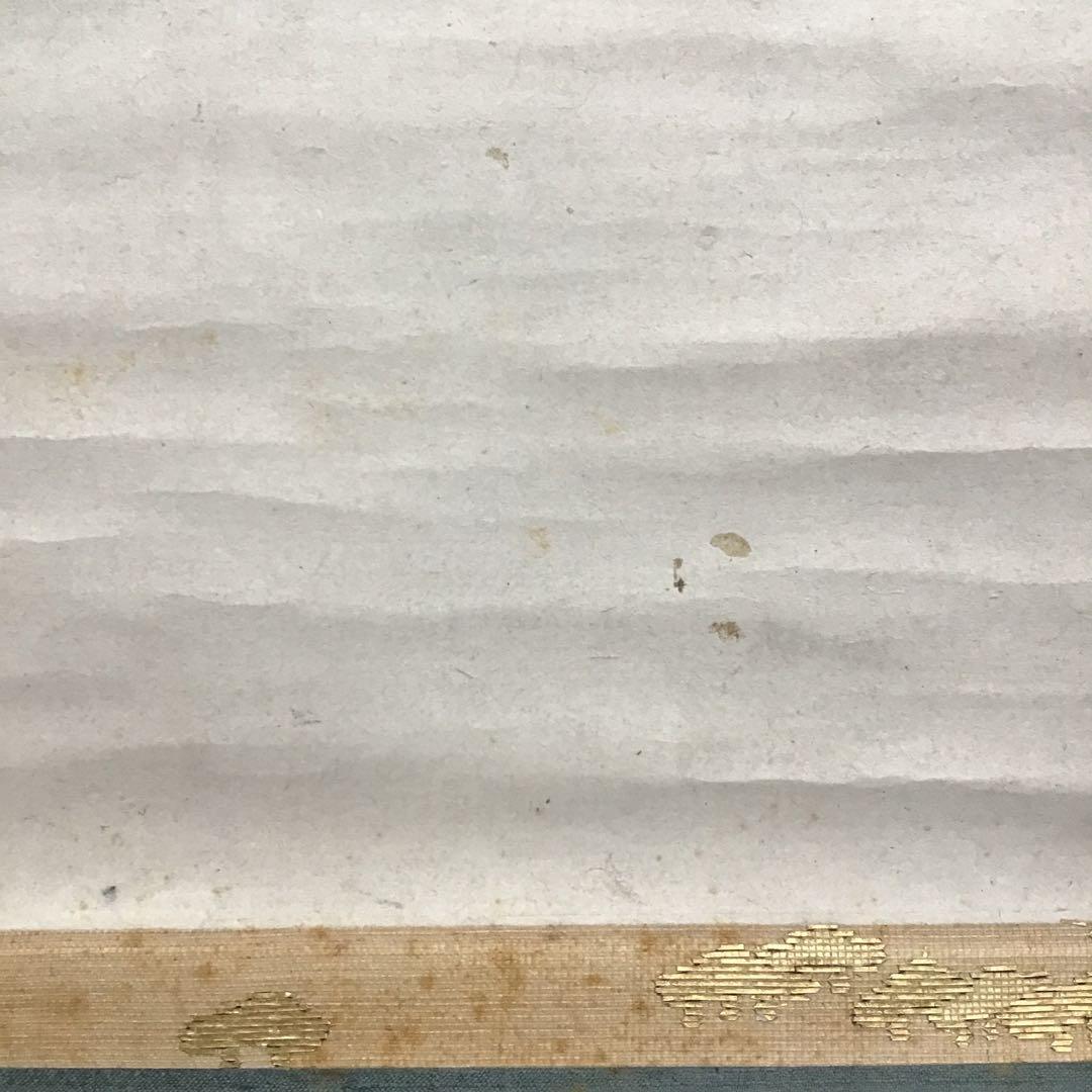 K茶道具　掛軸　加藤文麗　鷦鷯圖　横井也有讃　江戸時代　書付共箱　S1010KJ