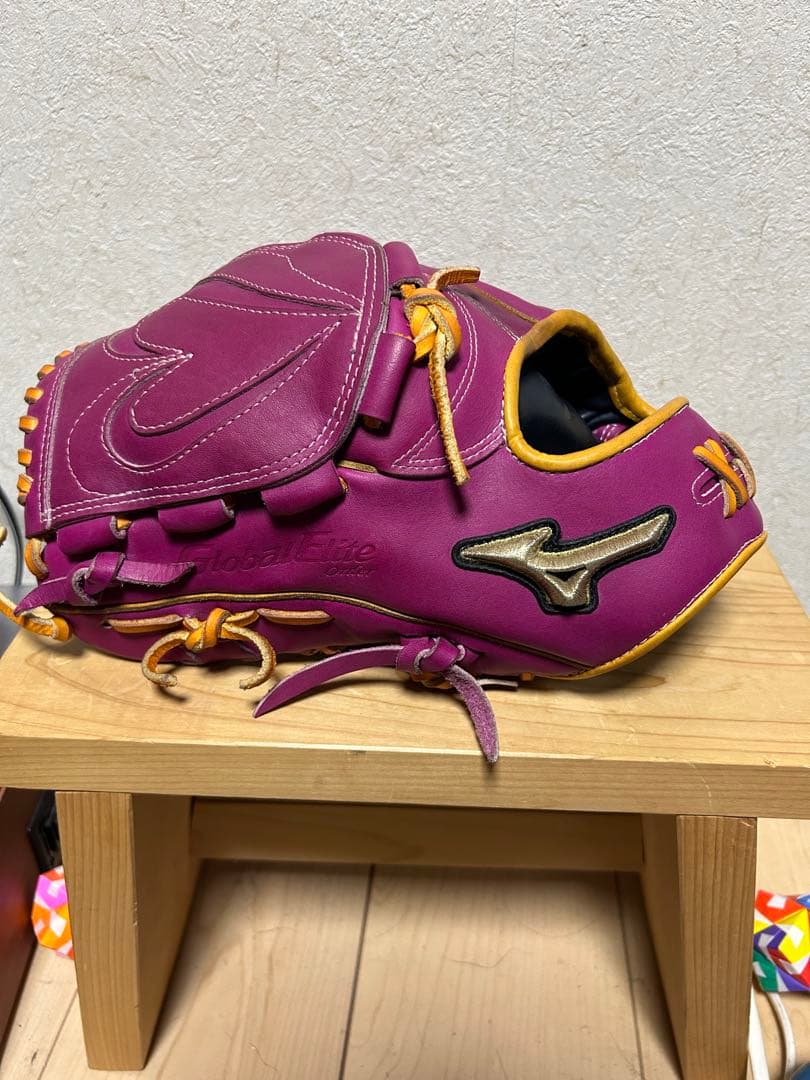 ミズノ グローバルエリート　グローブ　軟式　オーダー　左　投手　ピッチャー　レア