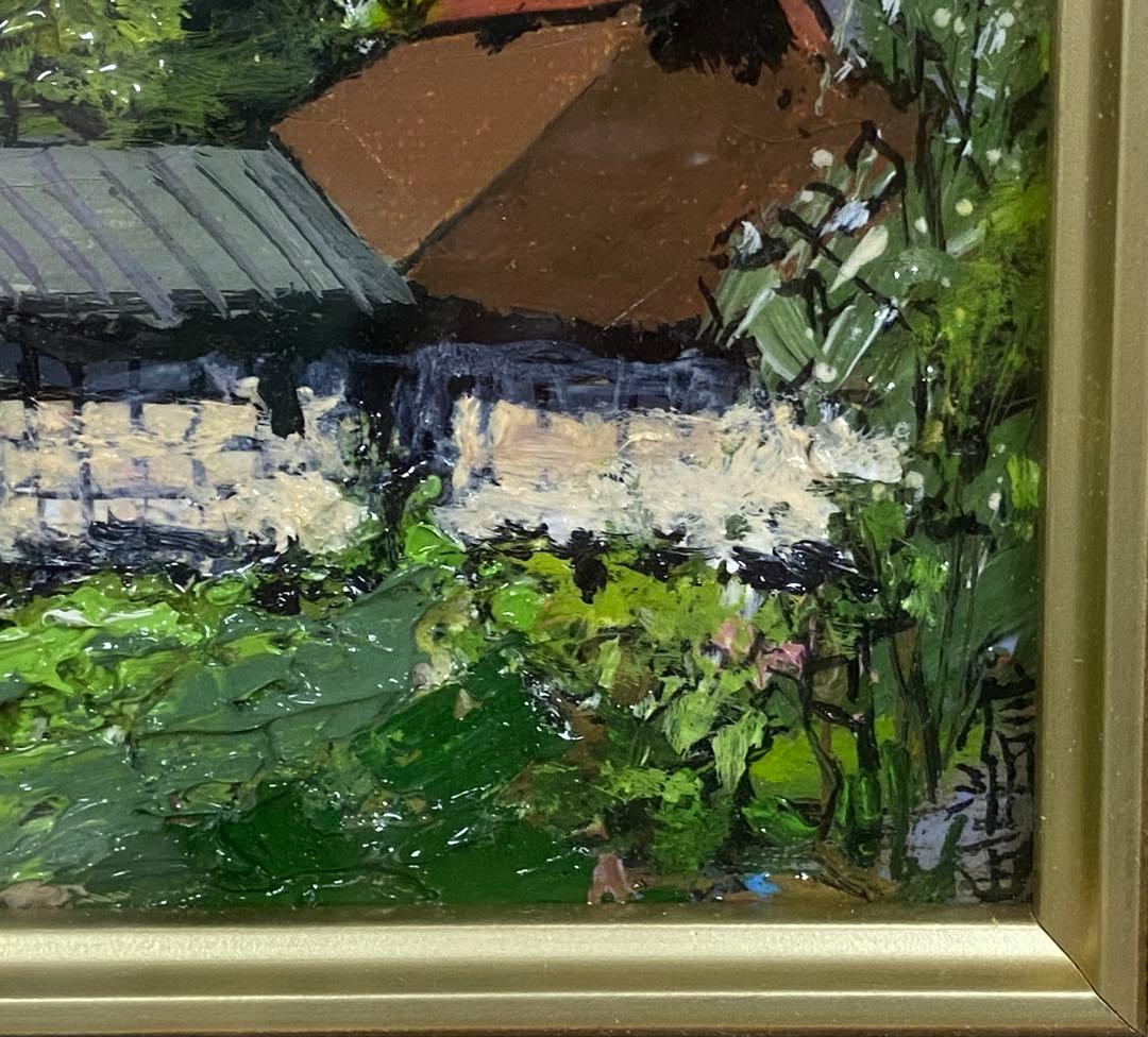 宮本信州画　直筆油絵　F0 送料込み