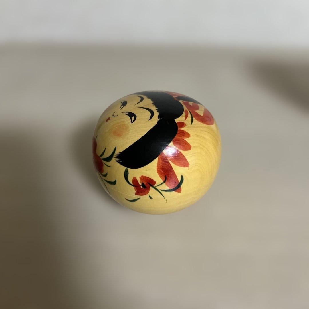 会田栄治工人 こけし 香合【山形系】