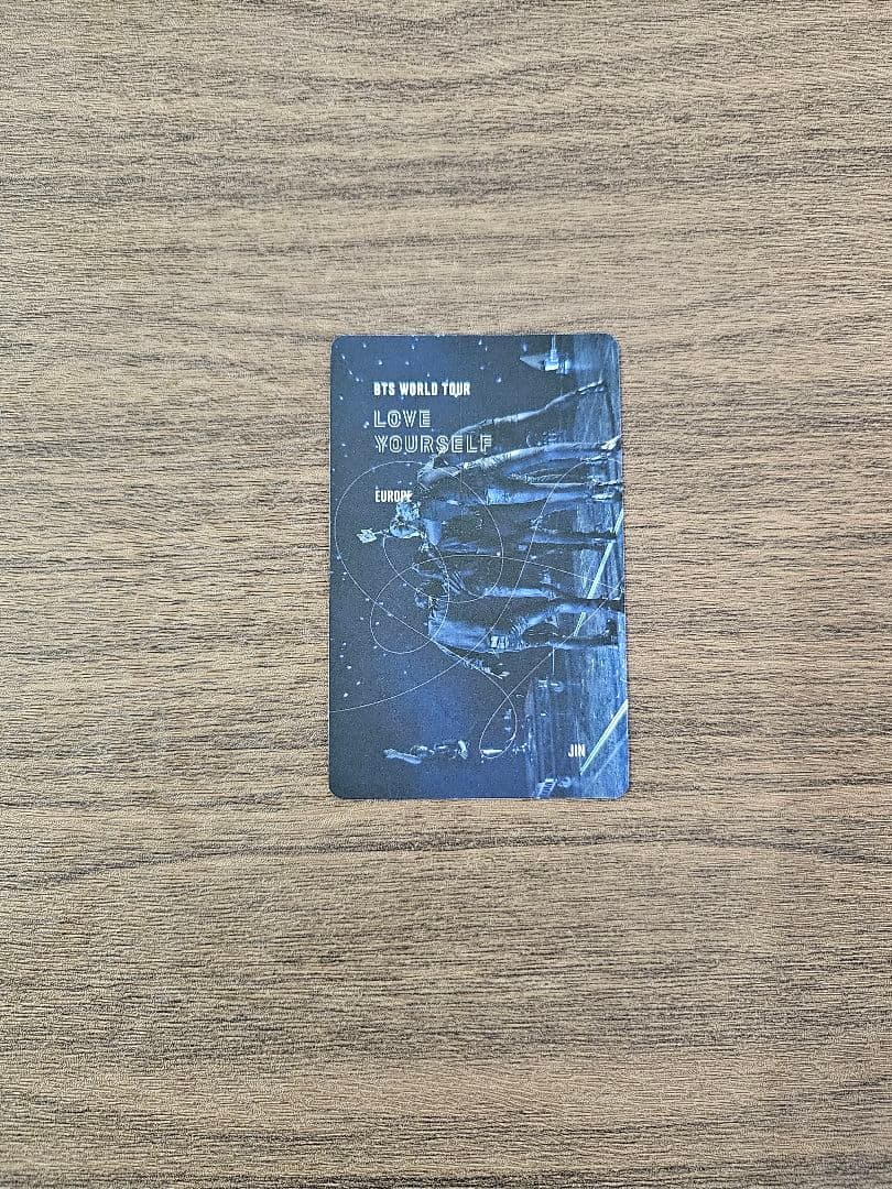 BTS ジン JIN  EUROPE トレカ Blu-ray