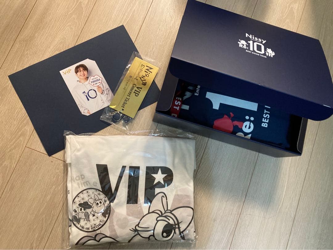 Nissy 10th BEST DOME TOUR VIPグッズ 銀テープ付き