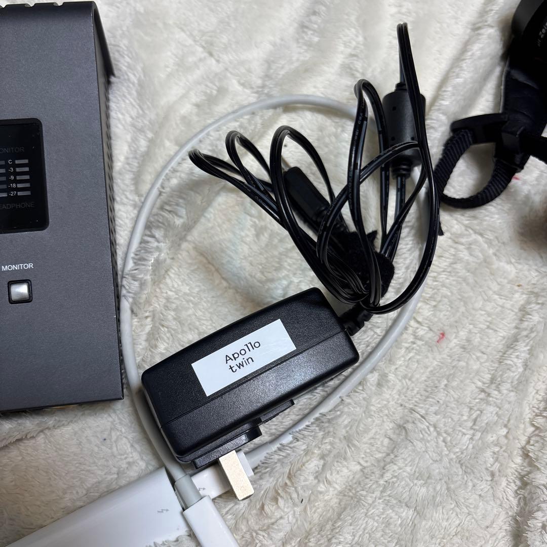 【譲渡設定済み】UAD APOLLO TWIN MKII SOLO +備品