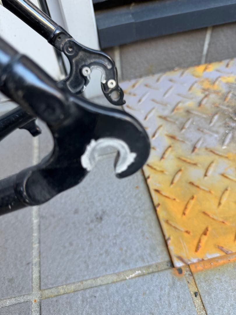 COLNAGO CX-ZERO カーボンフレームセット フォーク塗装割れ？