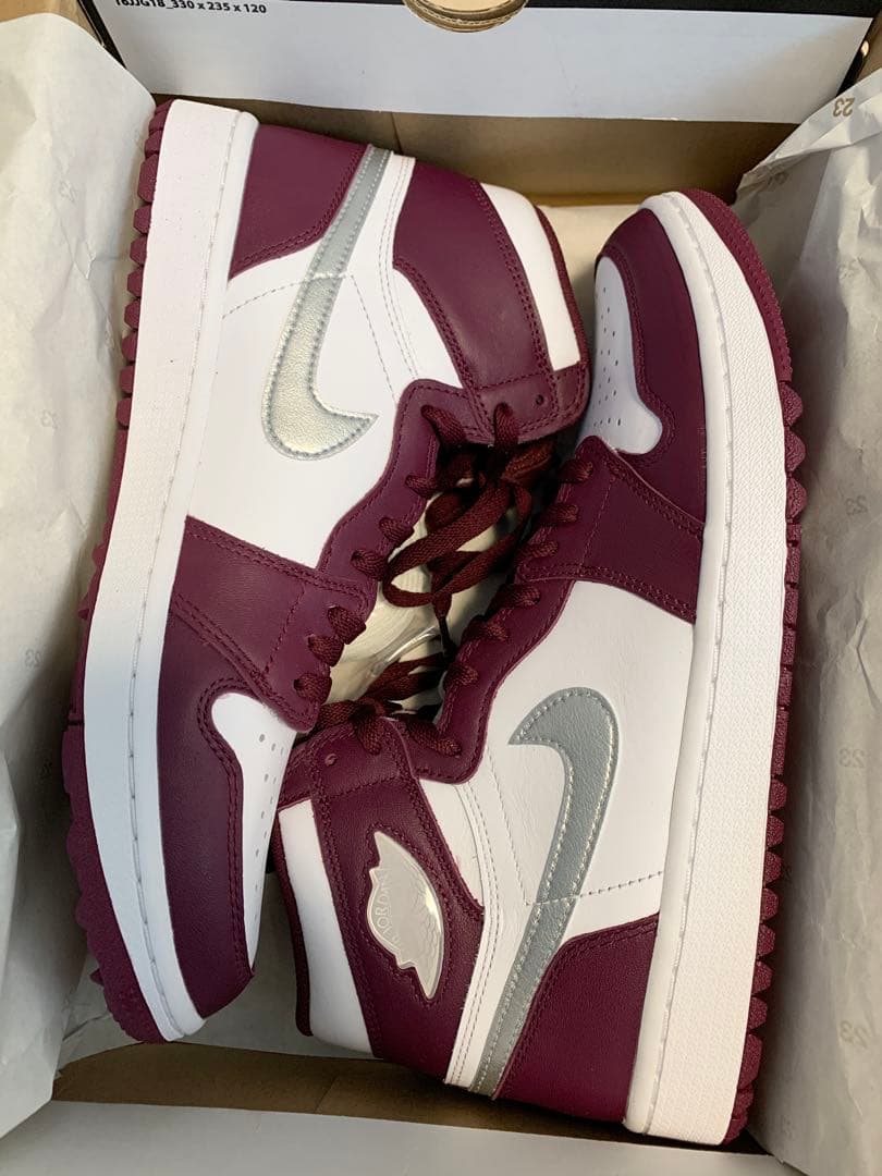 NIKE ナイキ　ゴルフ　エアジョーダン　1 ハイゴルフ　ボルドー　28.5cm