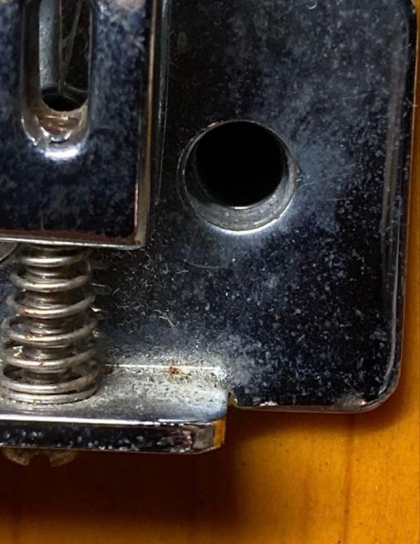 SX エレキギター サンバースト　スタンド付き　キズ有り ベルト付