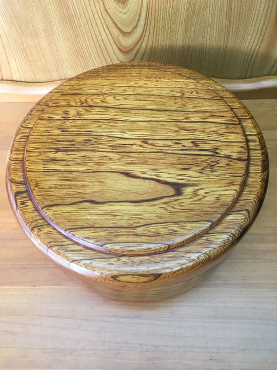 茶びつ　茶櫃　天然杢